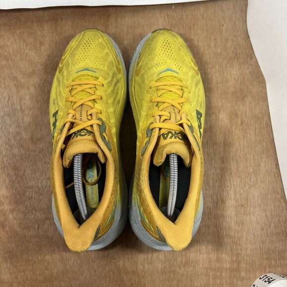 Hoka One One Challenger ATR 7 Mens 11.5 Shoes Yellow Trail Running Sneaker - Picture 5 of 10